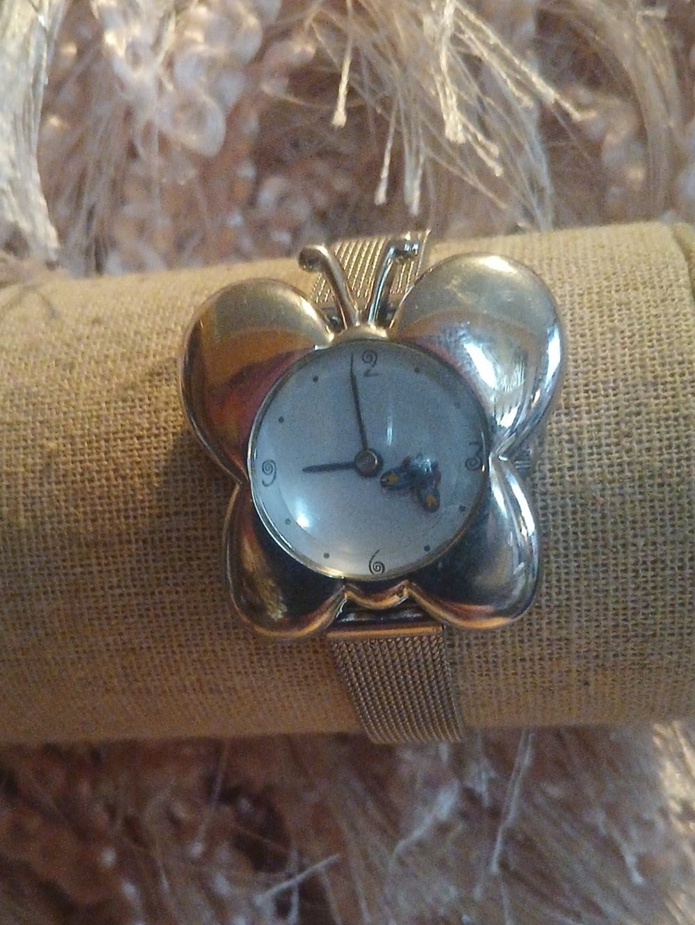Rumours Butterfly Vintage Y2K Silver-Tone Women's Watch Needs Battery